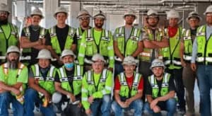 Group of UMC HVAC and Plumbing employees in group photo