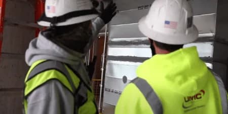 UMC HVAC and Plumbing employee onsite