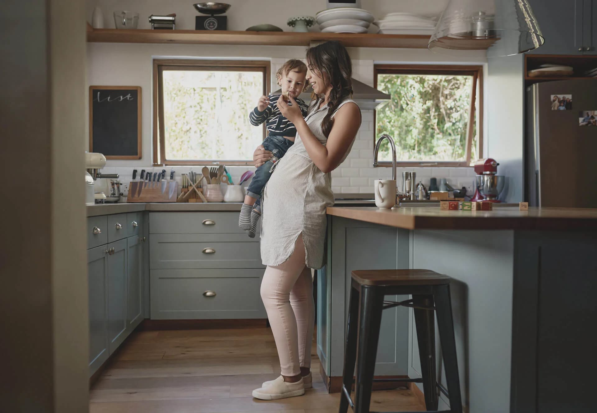 Mom and Son