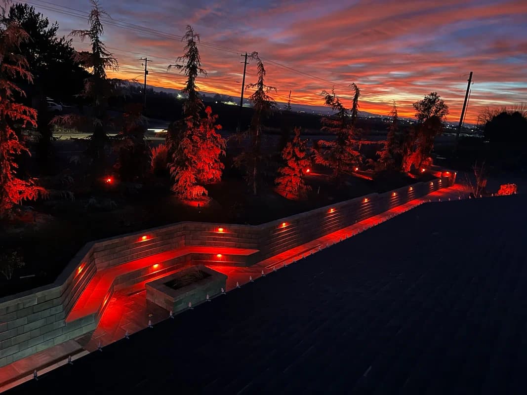 LED low-voltage outdoor landscape lighting