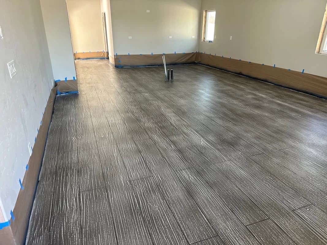 Garage and patio epoxy flooring