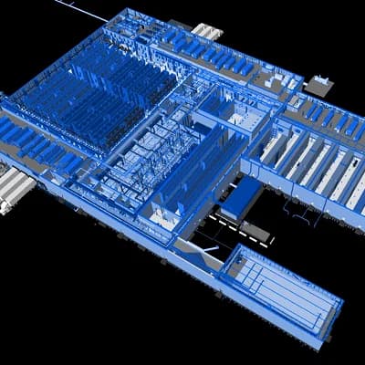Mechanical BIM Case Study: LOD 400 Coordination for a 160,000 SF Laboratory Warehouse in Indiana