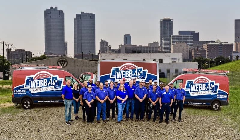 Webb's HVAC Solutions portfolio photo