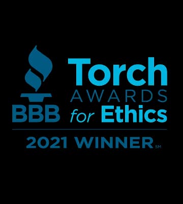 BBB Torch Awards for Ethics 2021 Winner.