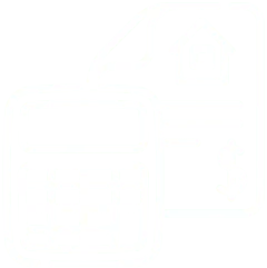 A calculator close to a document with a logo.