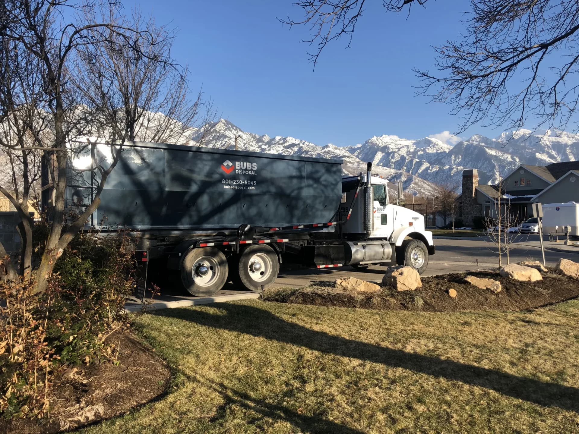 Bubs Disposal truck Utah mountains