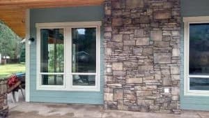 stone on outside of home