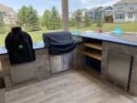 Modern Outdoor Kitchen Design Fishers, IN