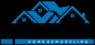 Logo of Great Lakes Home Remodeling with blue houses and text on a white background