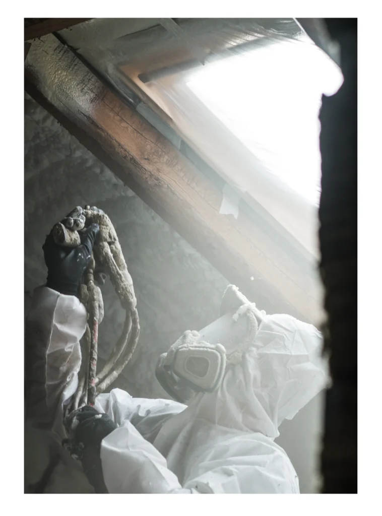 Spray Foam Insulation Installation