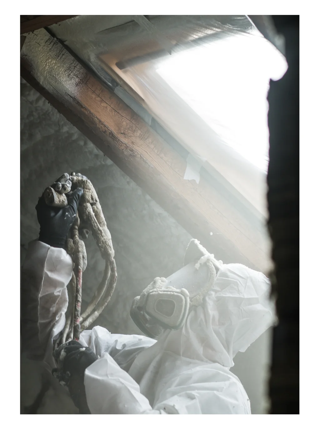 Spray Foam Insulation Installation