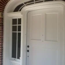 River forest front entry after