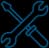 Wrench and screwdriver icon