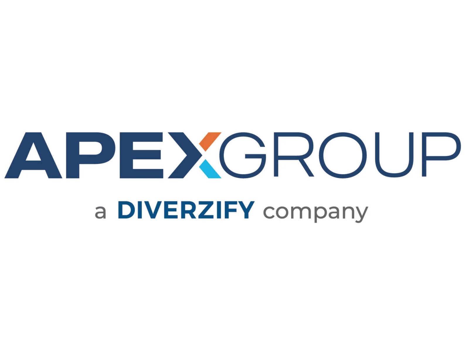 Apex Group logo containing brand title in bolded, blue text with the “x” consisting of a blue, light blue, and orange scheme- Apex Group focus on Commercial Floor Cleaning across the United States