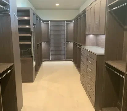 classica- traditional wood closet systems