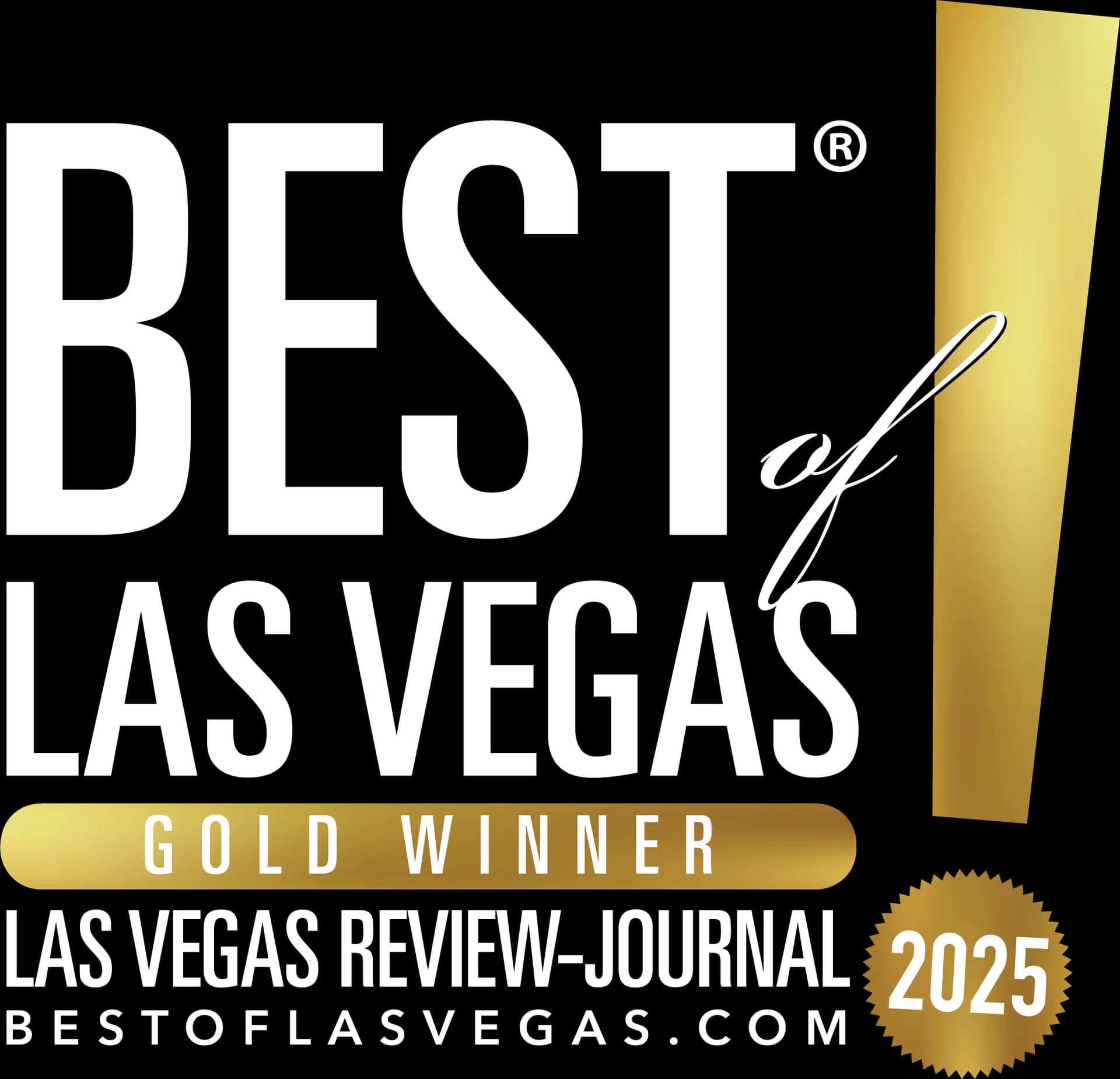 Best Of Las Vegas Gold Winner