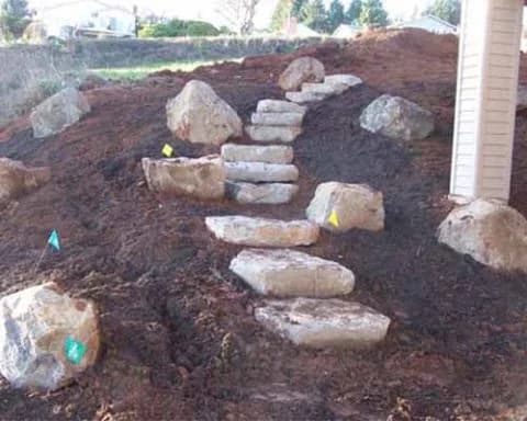 landscape installation in Portland Oregon