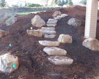 landscape installation in Portland Oregon