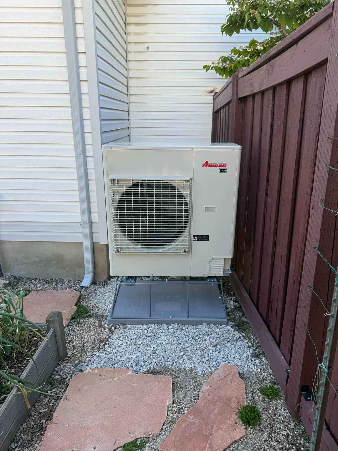 Cold-climate heat pump install