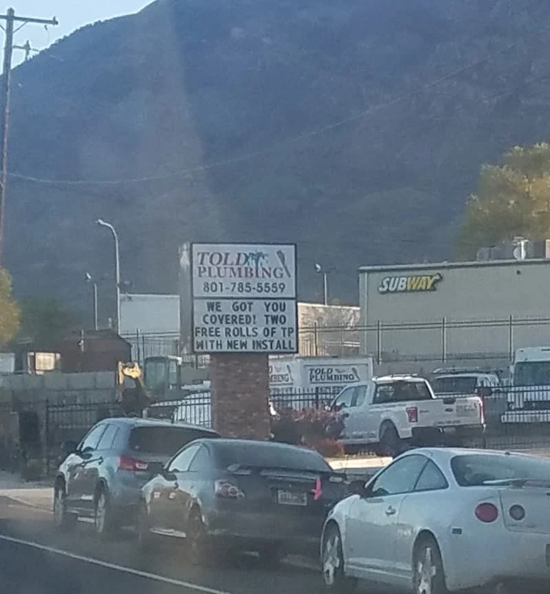 Told Plumbing portfolio photo