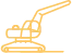 Excavator body icon