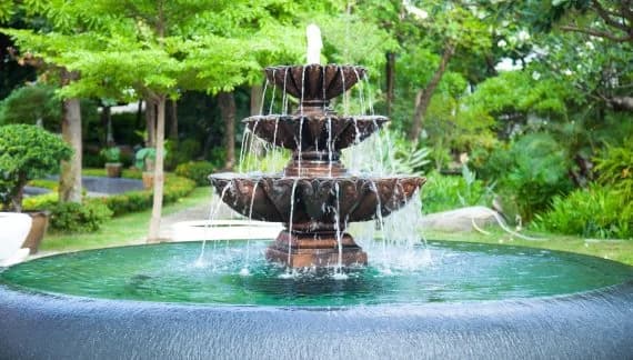landscaping fountain