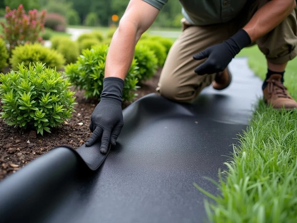 how to use landscape fabric