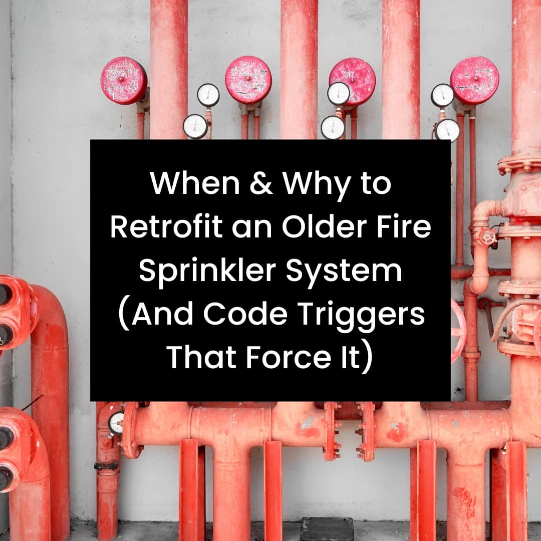 fire sprinkler system retrofitting