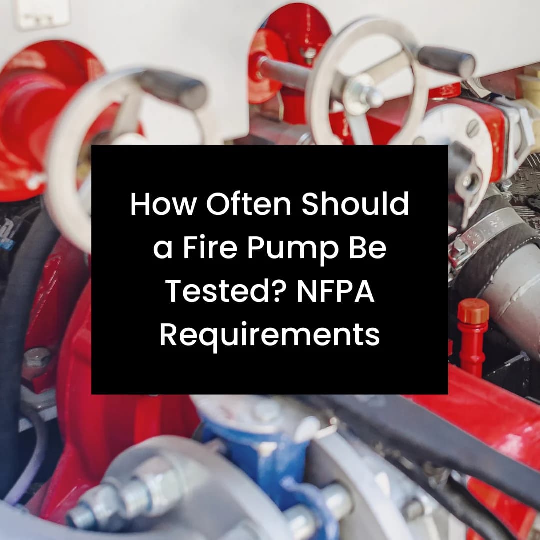 fire pump testing frequency
