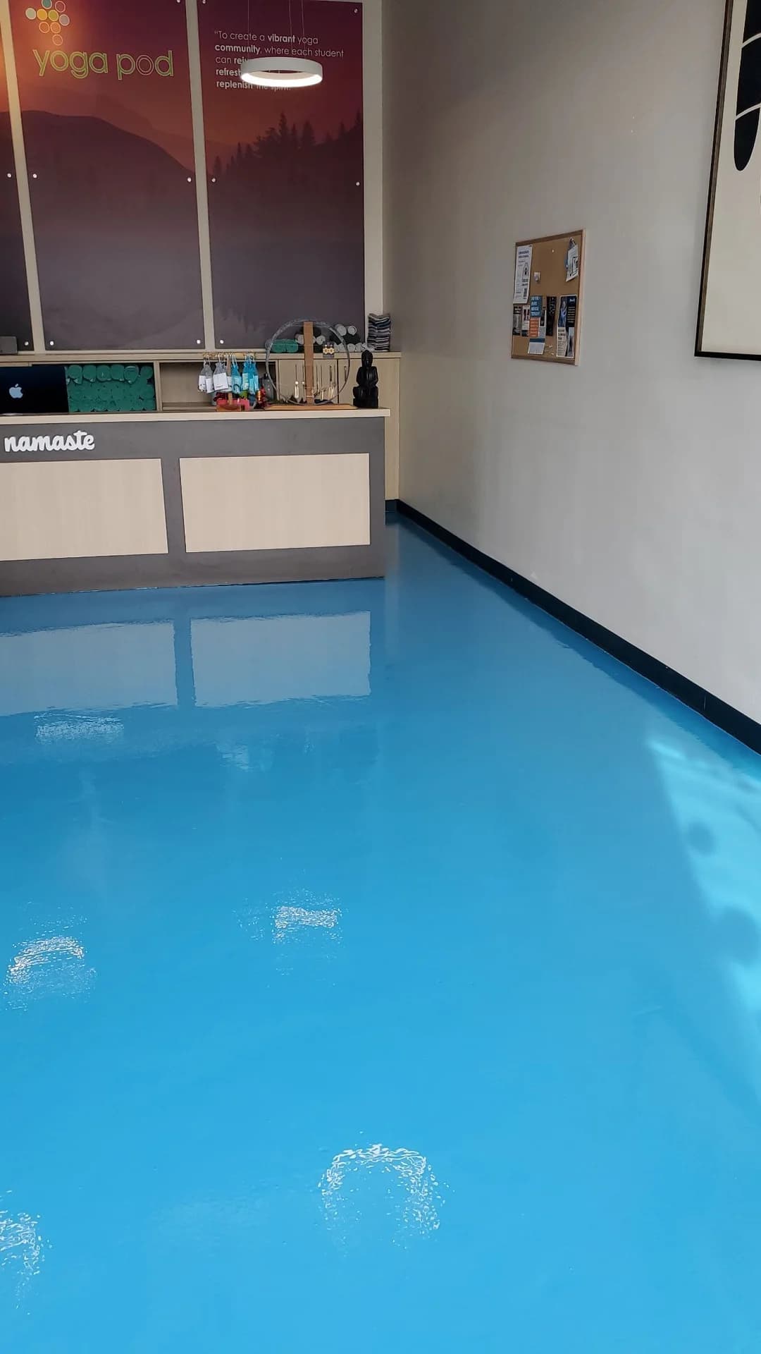 Yoga Studio Commercial Floor Coating In Reno, NV