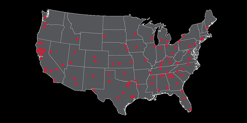 industrial services area of service
