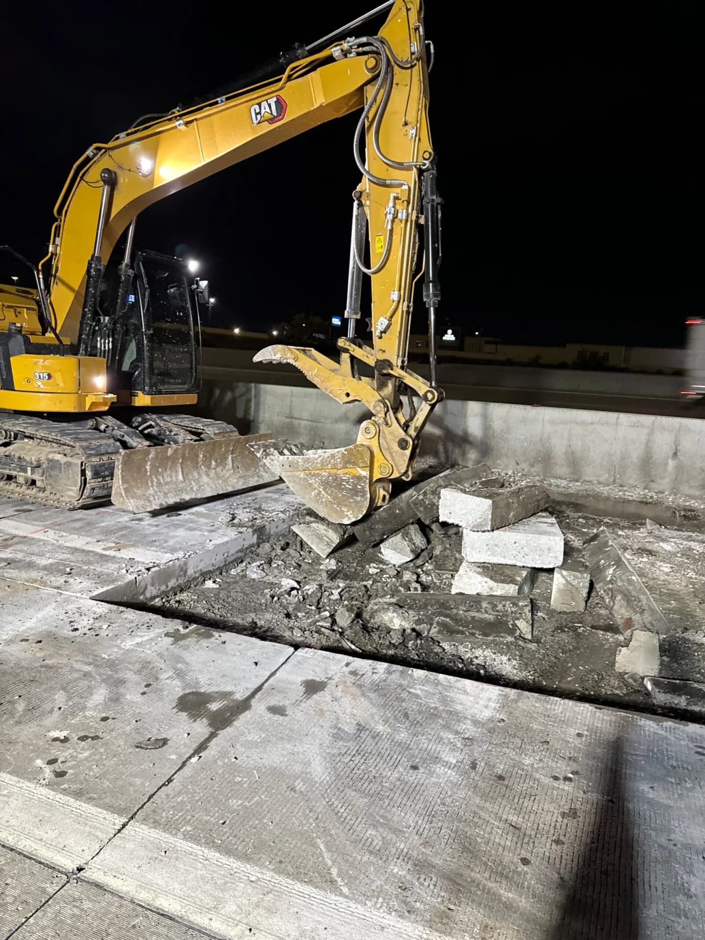Roadway work