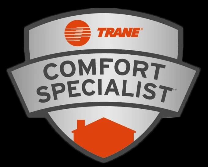 Trane comfort specialist certification badge