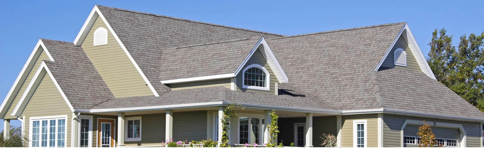 Grey Roof on Residential Home