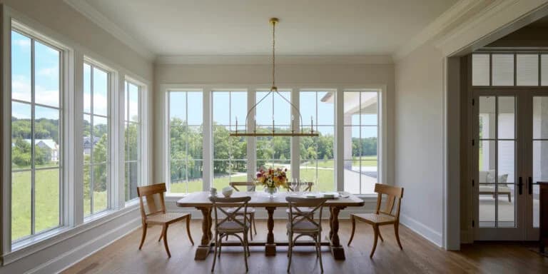 Interior view of new replacement windows installed on a Northern Virginia home by NOVA Installations