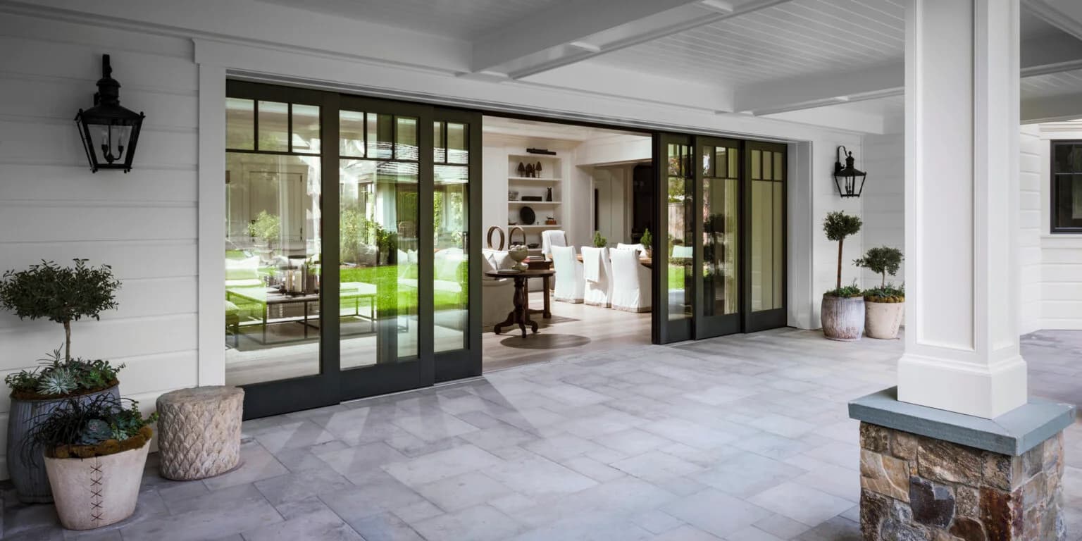 Exterior patio doors installed on a Northern Virginia home by NOVA Installations