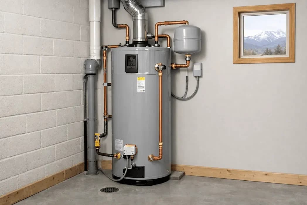 Water heater replacement installation