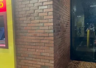 Fixed brick wall by Bagwell & Son Masonry