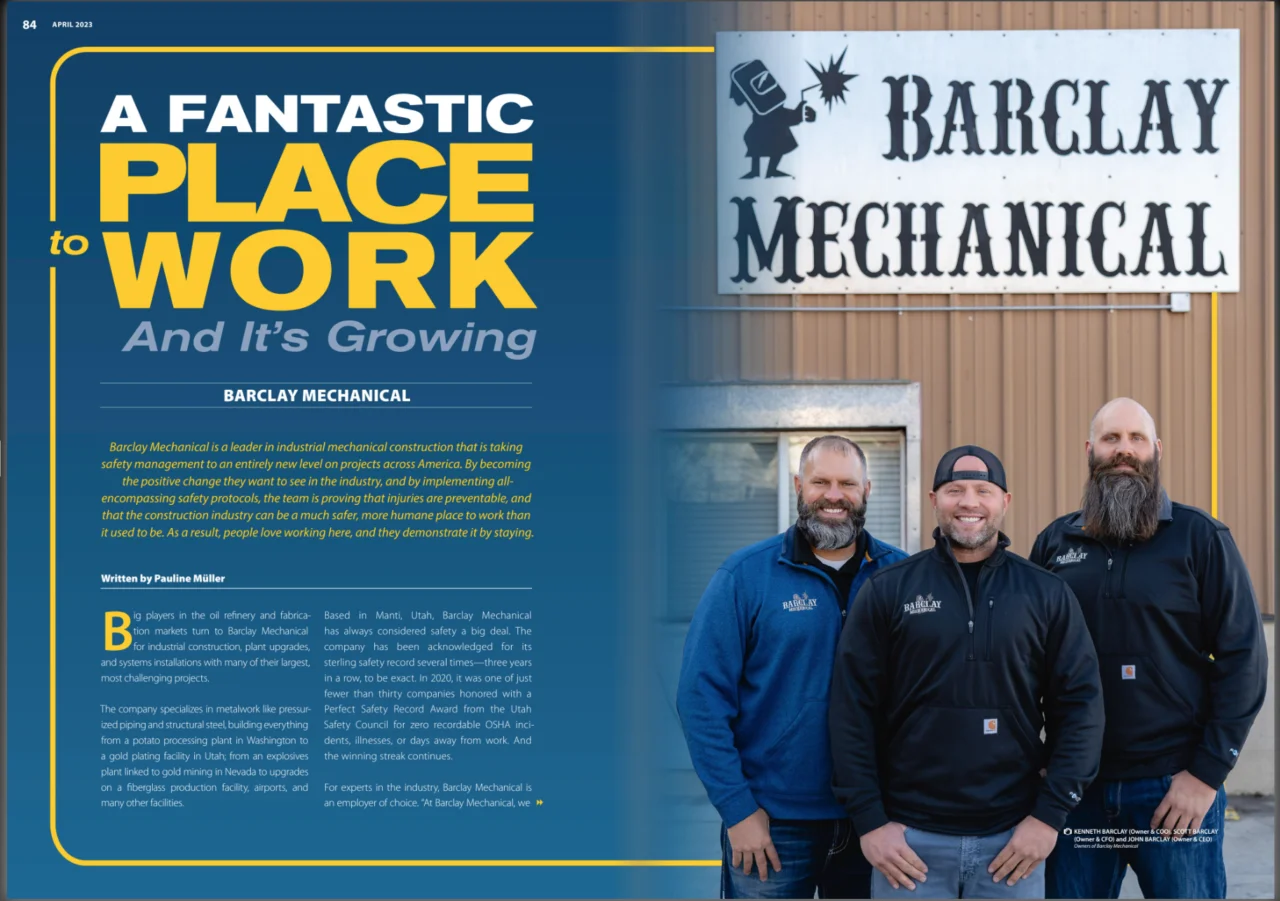 Barclay Mechanical A Fantastic Place to Work