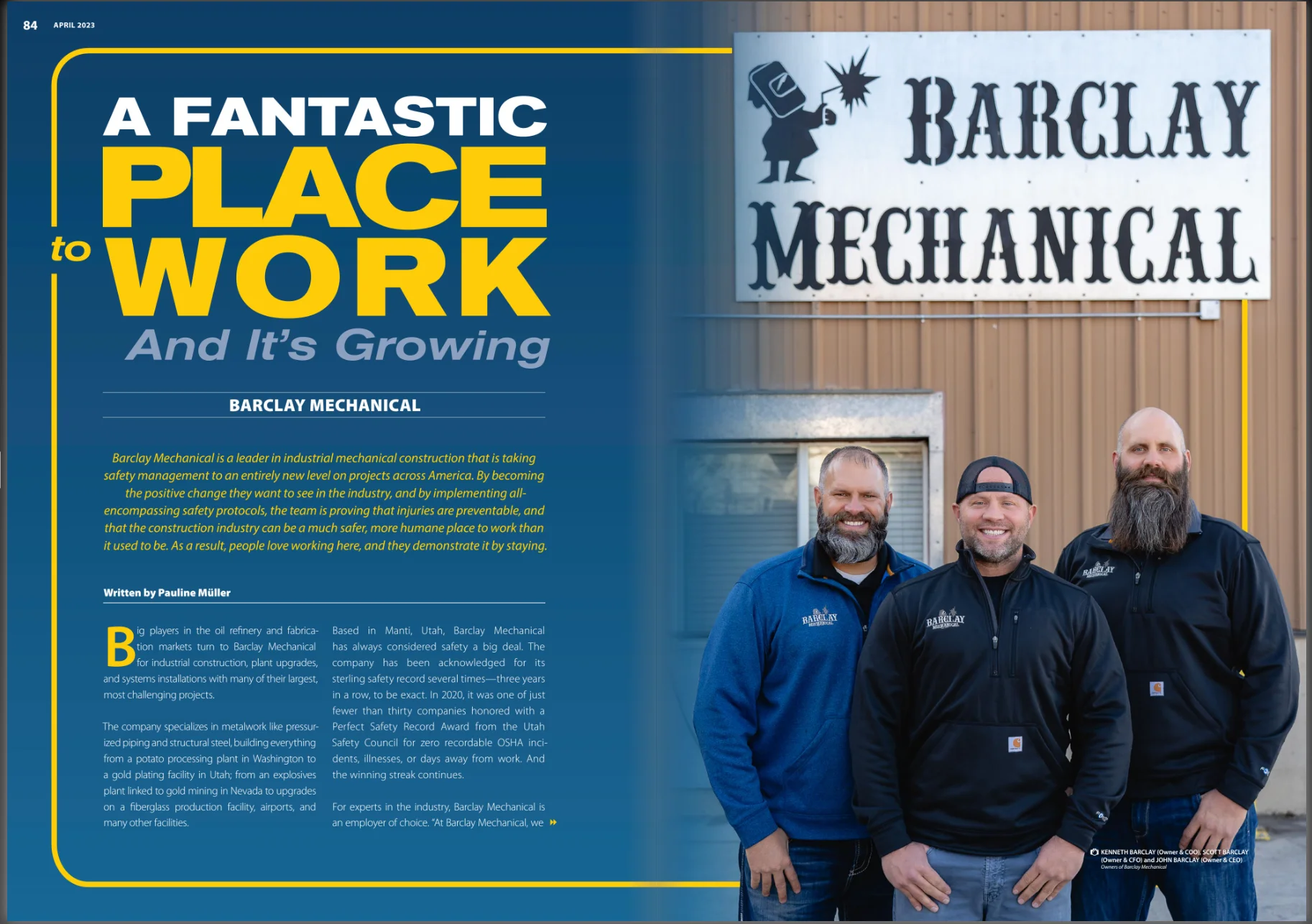 Barclay Mechanical A Fantastic Place to Work