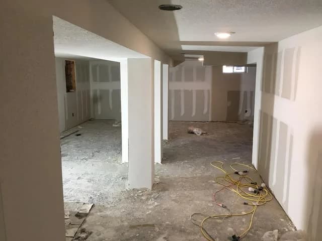 Ceiling drywall replacement and texture matching in Twin Cities saint paul area.