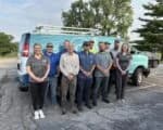 Custom Air Team Photo Infront of Van