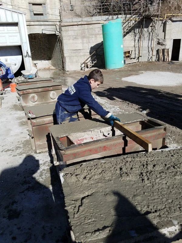 Pouring Concrete