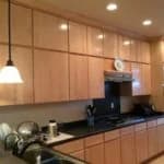 utah moden natural wood finish cabinets 2048