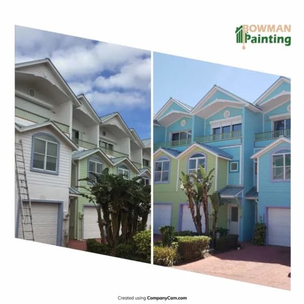 painting project before & after