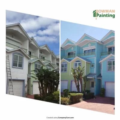 painting project before & after