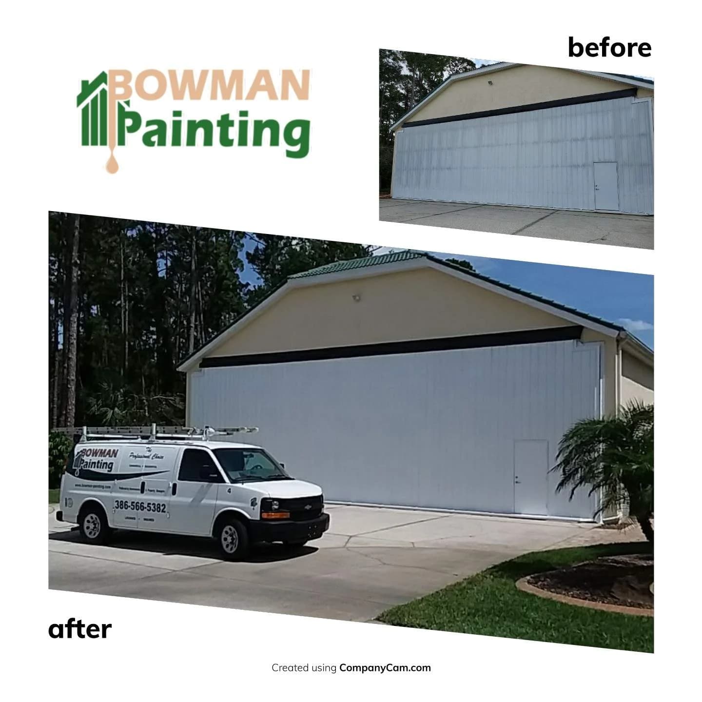 painting project before & after