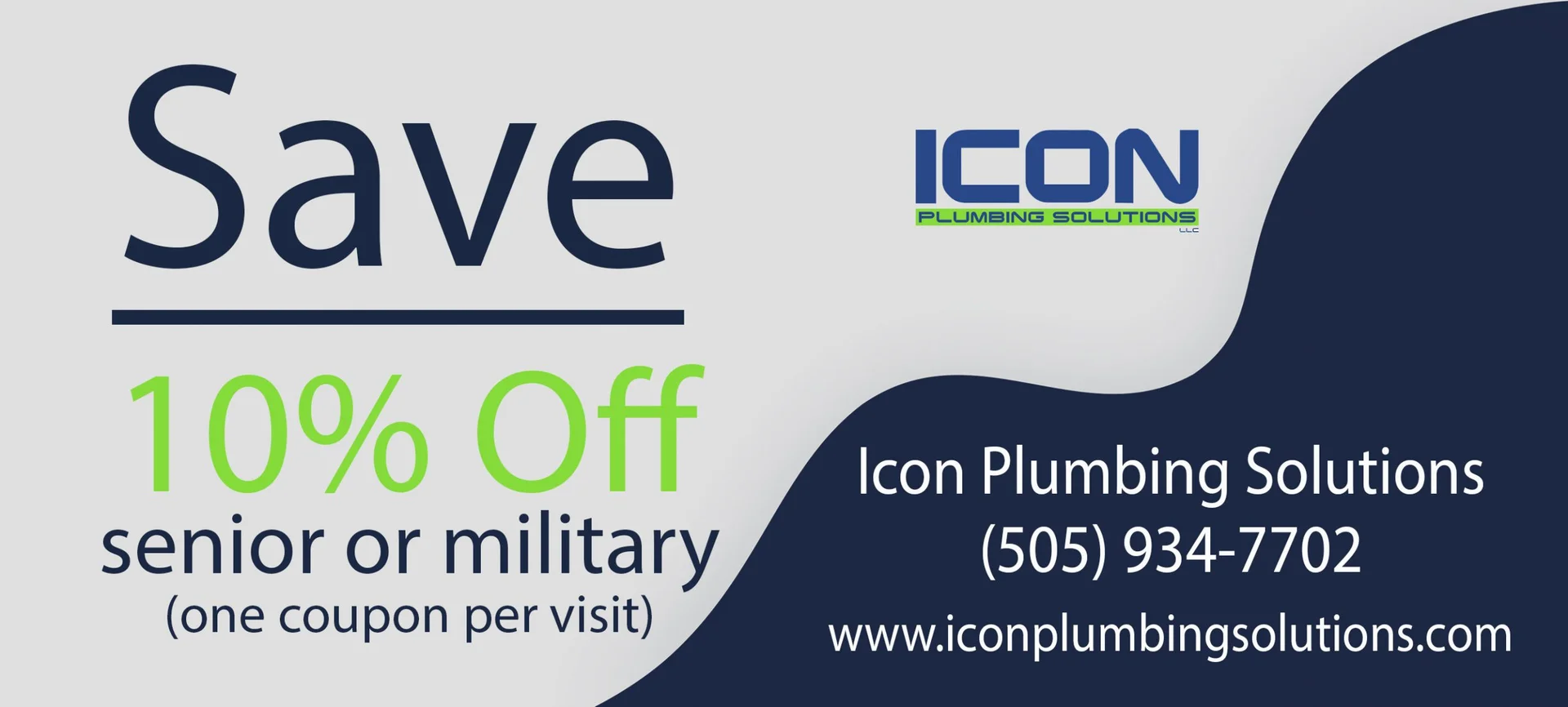 albuquerque plumber discount coupon image