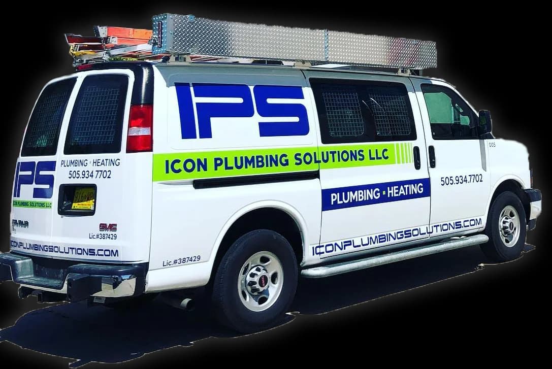 licensed albuquerque plumber truck picture