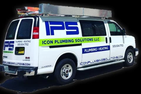 licensed albuquerque plumber truck picture